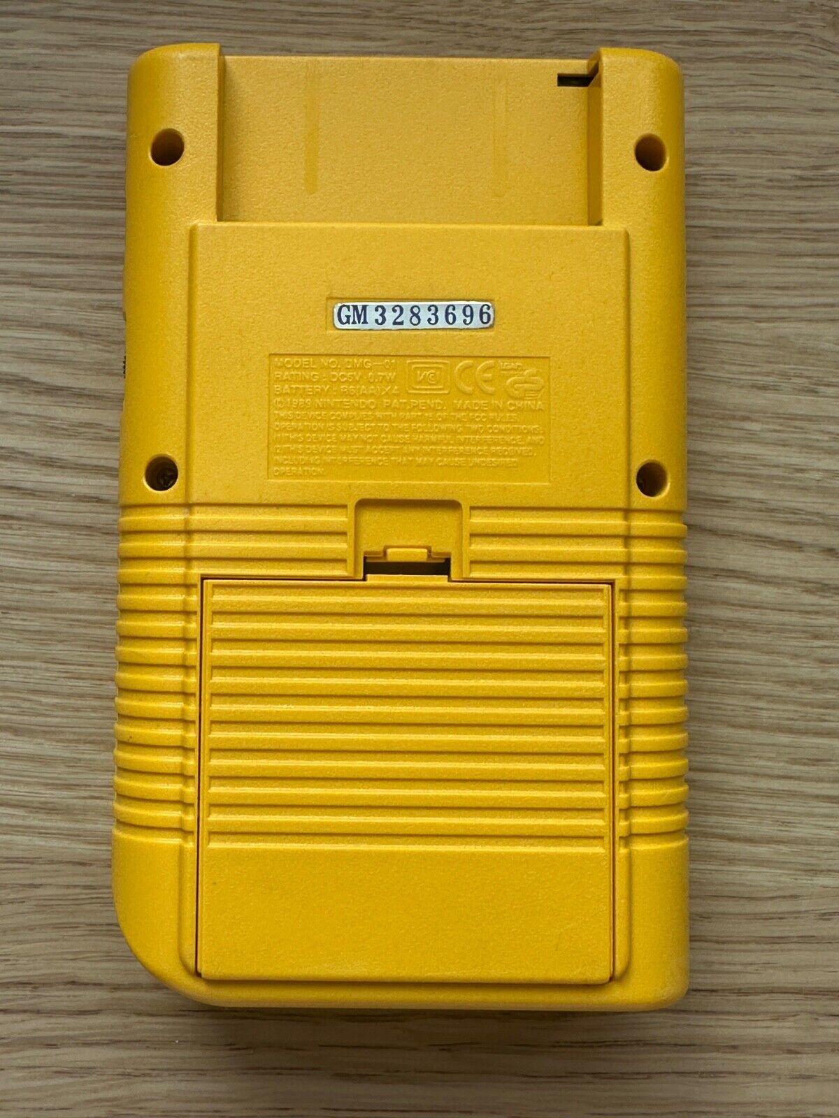 Yellow Play it Loud Game Boy DMG-01 - Authentic - Cleaned, Tested, Restored