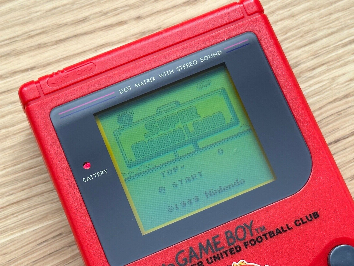 Manchester United Special Edition Game Boy - Play It Loud Series - DMG-01 (62713)