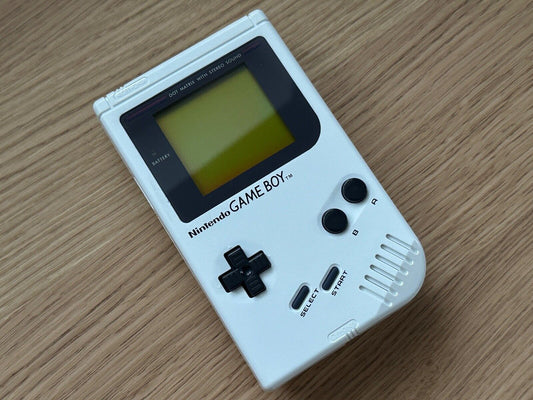 RARE Genuine White Play it Loud Game Boy - Authentic - Cleaned, Tested