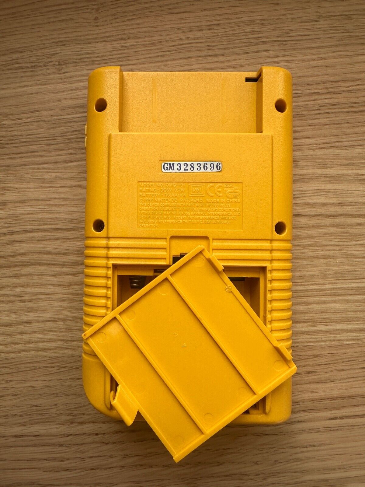 Yellow Play it Loud Game Boy DMG-01 - Authentic - Cleaned, Tested, Restored